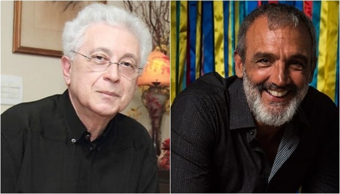 Aguinaldo Silva e o diretor Rogério Gomes. (Foto: Montagem/Divulgação)