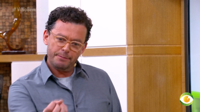 Apresentador ficou irritado (Foto: Reprodução)