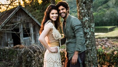 Maria Vitória (Vitória Strada) e Inácio (Bruno Cabrerizo) em 'Tempo de Amar'
(Foto: Globo/João Miguel Júnior)