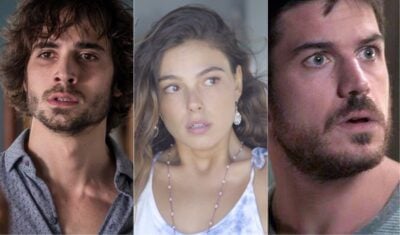 Ritinha, Ruy e Zeca em embate (Foto: Montagem/TV Foco)