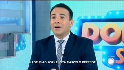 Reinaldo Gottino no Domingo Show (Foto: Reprodução/Record)