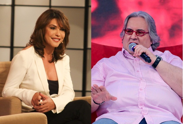 Márcia Goldschmidt e Leão Lobo (Foto: Reprodução)
