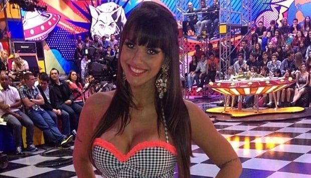 Carol Dias no "Pânico na Band" (Foto: Divulgação)
