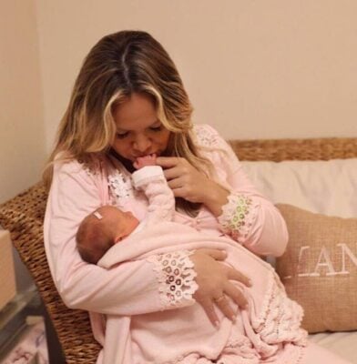 Eliana e a pequena Manu (Foto? Thalita Rebouças)
