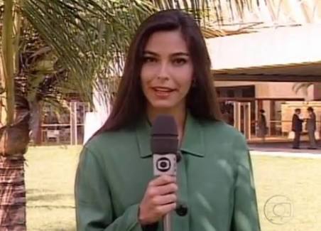 Valeria Monteiro no Jornal Nacional (/Foto: Divulgação)