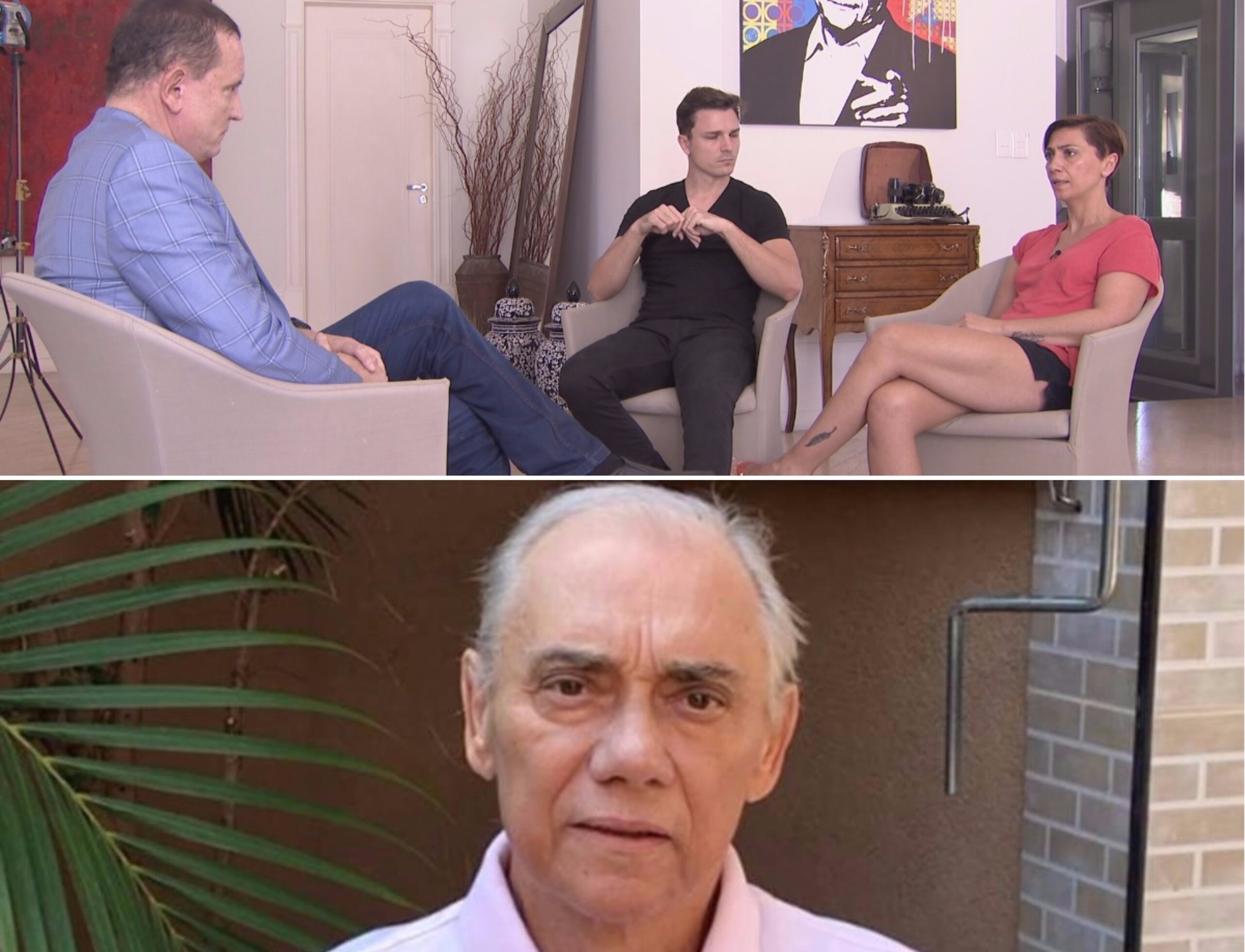 Filhos de Marcelo Rezende falaram pela primeira vez sobre morte do apresentador (Foto montagem: TV Foco)