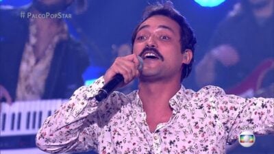 O humorista demonstrou não ter vergonha. (Foto: Reprodução/TV Globo)