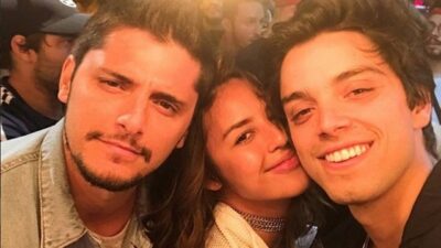 Yanna com Bruno e Rodrigo Simas no Rock in Rio: 'Família' Foto: Reprodução/Instagram