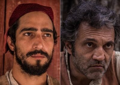Renato e Domingos, que dividiram personagem. Foto - montagem.