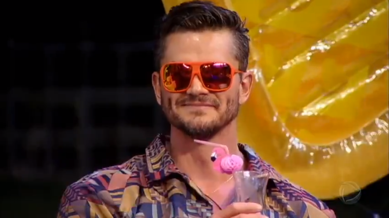 Marcos Härter em "A Fazenda: Nova Chance" (Foto: Reprodução/Record)