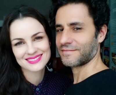 Carolina Kasting e o esposo (Foto: Reprodução)