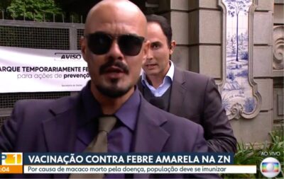 Homem invade link ao vivo (Foto reprodução)