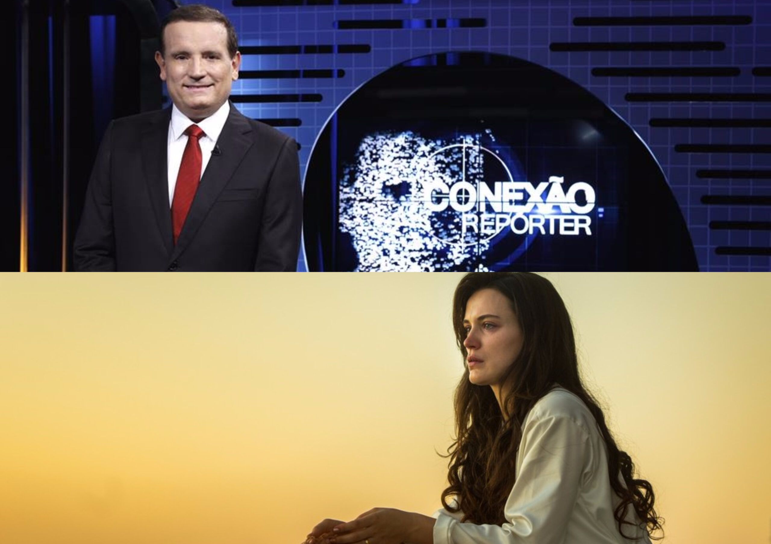 "Conexão Repórter" e "O Outro Lado do Paraíso" estão no "Subiu, desceu" (Foto montagem: TV Foco)