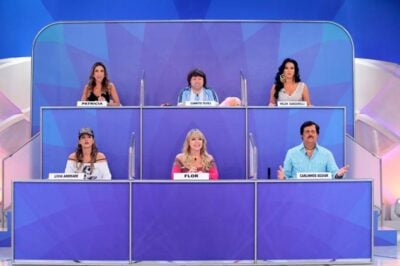 Participantes do 'Jogo dos Pontinhos' no SBT. (Foto: SBT/Divulgação)
