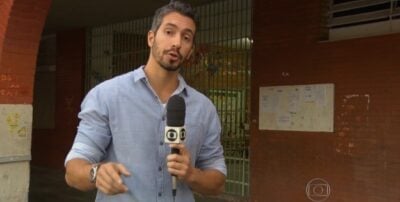 O repórter Danilo Vieira. (Foto: Reprodução/Globo)
