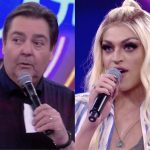 Pablo Vittar esteve presente no "Domingão do Faustão" (Foto reprodução)