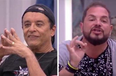Ex-amigos. Foto - montagem.