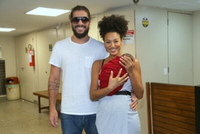 Saulo Bernard e Sheron Menezzes (Foto: Anderson Borde/AgNews)