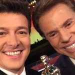 Rodrigo e Faro e Silvio Santos no Troféu Imprensa 2015