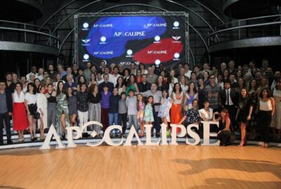 Integrantes na coletiva de imprensa da novela (Foto: Divulgação/AgNews)