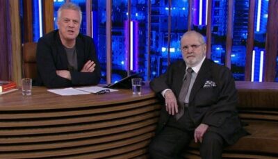 Pedro Bial e Jô Soares no Conversa com Bial
(Foto: Reprodução/Globo)