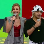 A apresentadora Sabrina Sato com o humorista Tiririca (Foto: Reprodução)