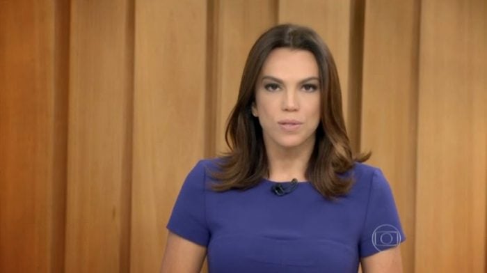 A apresentadora Ana Paula Araújo no Bom Dia Brasil (Foto: Reprodução/Globo)