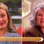 Larissa Manoela e a mãe caíram no choro (Foto: Reprodução)