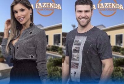 Flavia Vianna e Marcelo Ié Ié disputam permanência na Fazenda (Foto montagem: TV Foco)