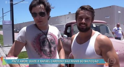 Os atores Sérgio Guizé e Rafael Cardoso  (Foto: Reprodução/Globo)