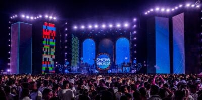 Palco do Show da Virada
(Foto: Globo/Bruno Soares)