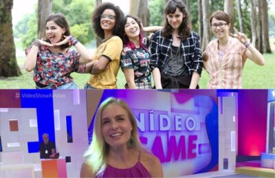 Malhação e Angélica com Vídeo Game estão no Subiu, desceu de hoje (Foto montagem TV Foco)