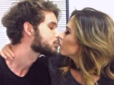 Tatá e Caíque (Foto: Reprodução)