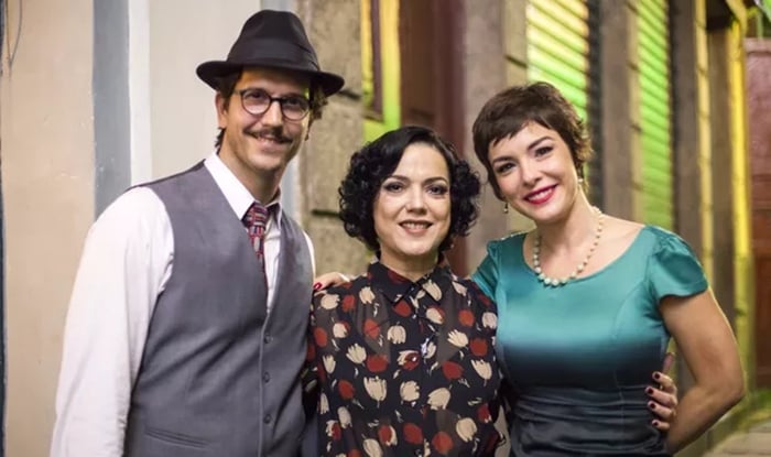 Bete Coelho ao lado de Vladimir Brichta e Regiane Alves em Cidade Proibida. (Foto: Divulgação/Globo)