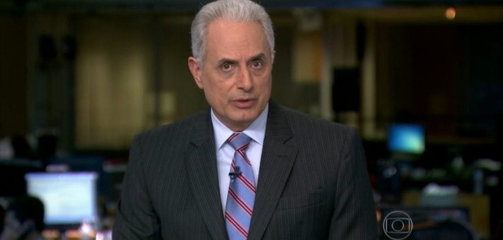 O jornalista William Waack (Foto: Reprodução/Globo)