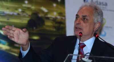 O jornalista William Waack, durante 89º ENIC ? Encontro Nacional da Indústria da Construção: Superação é nossa maior obra, no Centro de Eventos e Convenções Brasil 21 (Foto: Luís Nova/Esp.CB/D.A. Press. Brasil. Brasília - DF)