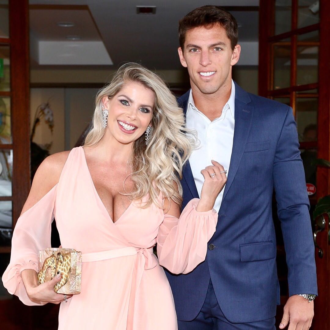 Karina Bacchi e o marido (Foto reprodução)