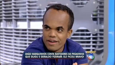 Anão Marquinhos agora prega a palavra na igreja evangélica. (Foto: Reprodução)