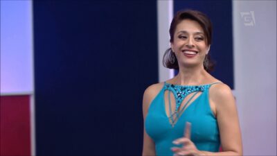 A apresentadora Cátia Fonseca. (Foto: Reprodução)