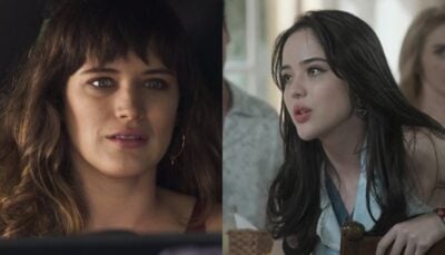 Clara descobre que Laura é virgem e tem medo de sexo. (Foto: Reprodução/Montagem)