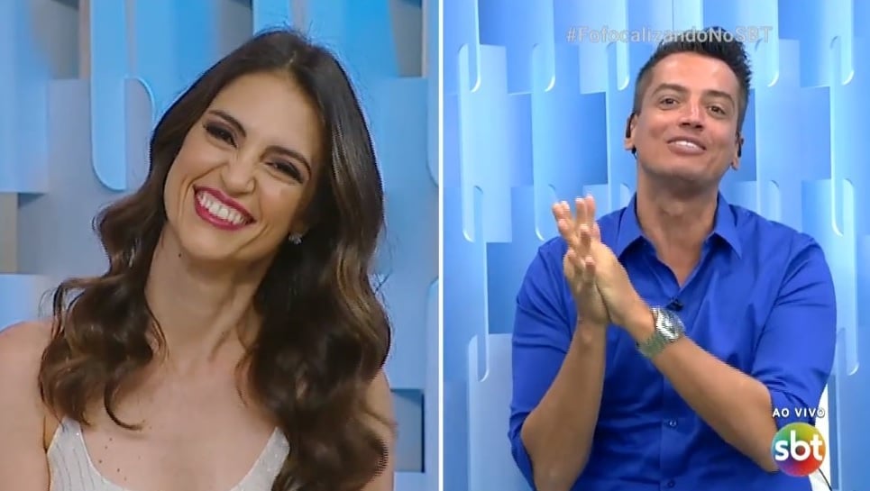 Chris Flores cai em brincadeira com Leo Dias, quase chora e entra em  desespero: "O que aconteceu?" - TV Foco