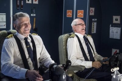 Comandantes Vadeco (Miguel Falabella) e Durval (Marcos Caruso) (Foto: Globo/Mauricio Fidalgo)