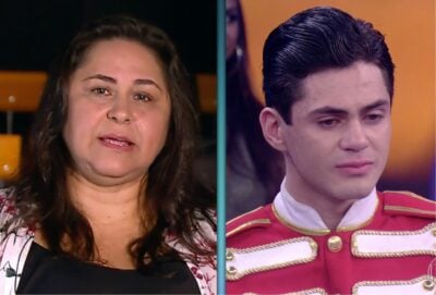 Lucas Velosso participou do Arquivo Confidencial do Domingão do Faustão (Foto reprodução)