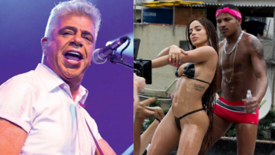 Lulu Santos e clipe Vai Malandra, de Anitta (Foto: Reprodução)