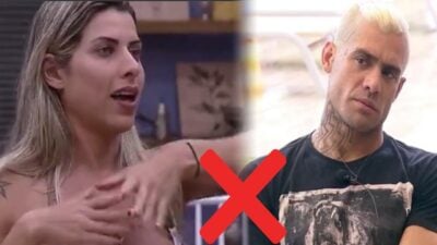 Ana Paula Minerato e Yuri na Fazenda da Record (Foto reprodução)