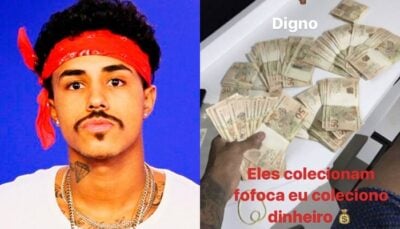 Livinho voltou a ostentar e causou comentários negativos. (Foto: Reprodução/Montagem)