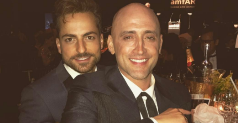 Paulo Gustavo e o marido (Foto: Reprodução)