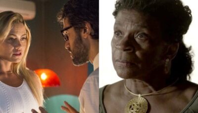 Samuel recorre a Grande Mãe para engravidar a mulher na novela O Outro Lado do Paraíso. (Foto: Reprodução/Montagem)