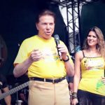 Silvio Santos e Livia Andrade (Foto: Reprodução)
