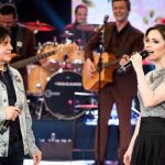 Xororó cantou com Sandy no Altas Horas (Foto: Divulgação/TV Globo)